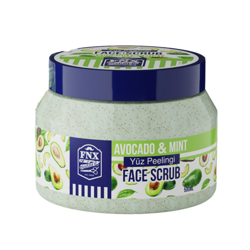 FNX BARBER FACE SCRUB AVOCADO & MINT 12 LI 500 ML-0